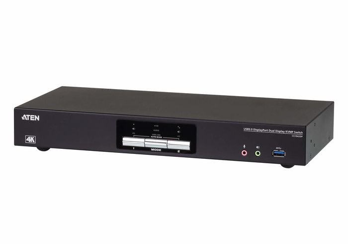 Aten CS1942DP Conmutador KVM de 2 Puertos USB 3.1 con DisplayPort Dual 4K a 4096x2160 60Hz, HDCP, con Cables Incluidos Aten CS1942DP Conmutador KVM de 2 Puertos USB 3.1 con DisplayPort Dual 4K a 4096x2160 60Hz, HDCP, con Cables Incluidos