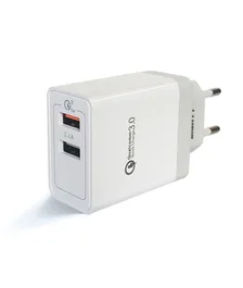 Eightt EQC2V2 Cargador con Qualcomm Quick Charge 3.0 y 2 Puertos USB