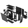 Fractal Design Meshify 2 XL Black Window Torre PC para Juego ATX EATX Micro ATX Mini-ITX SSI CEB Acero Vidrio Templado