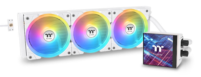Thermaltake MAGFloe 420 Ultra ARGB Liquid Cooler Blanco Thermaltake MAGFloe 420 Ultra ARGB Liquid Cooler Blanco