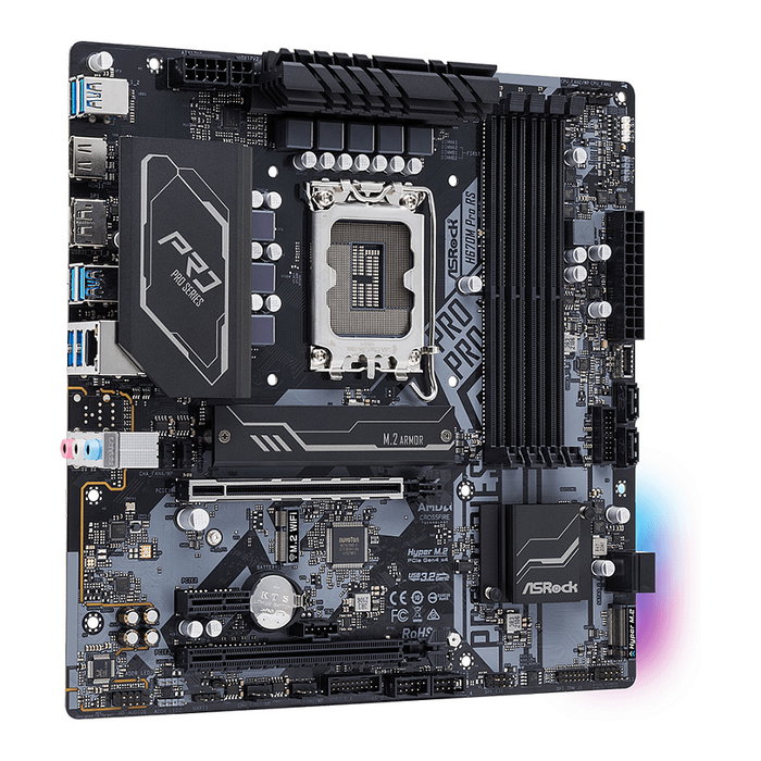 ASRock Placa Base H670M PRO RS (1700)