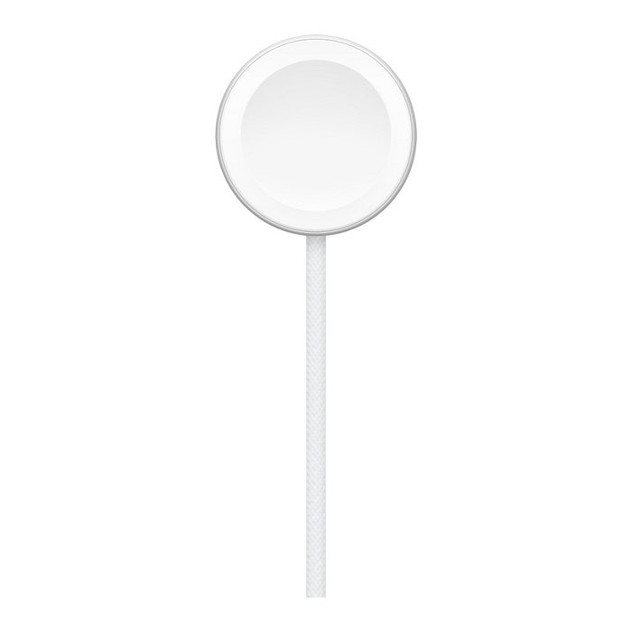 Apple MT0H3ZM/A Cargador Magnético Rápido Inalámbrico para Apple Watch, Blanco, 1m