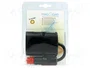 PRO CAR Divisor para mechero de coche con salida doble, 16A, negro
