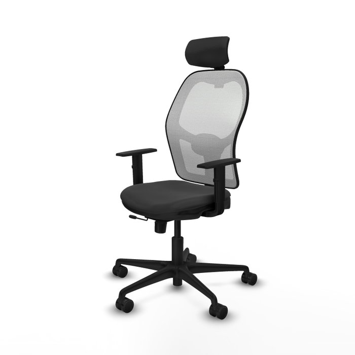 PIQUERAS Y CRESPO Silla de oficina Jorquera Sincro/Traslack Gris oscuro y Blanco PIQUERAS Y CRESPO Silla de oficina Jorquera Sincro/Traslack Gris oscuro y Blanco