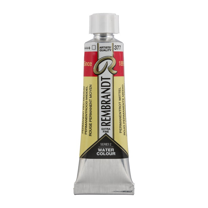 Rembrandt Acuarela Rojo Permanente Medio 377 Tubo 10 ml Rembrandt Acuarela Rojo Permanente Medio 377 Tubo 10 ml