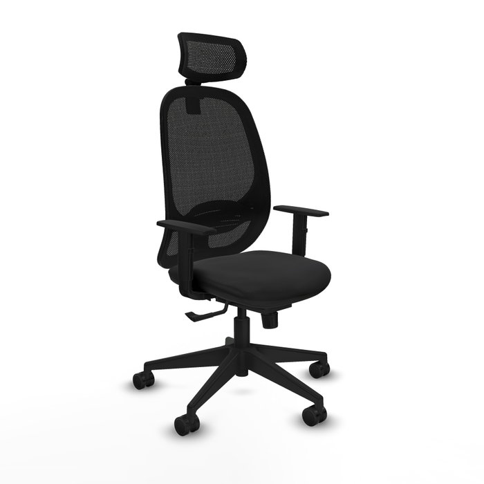 PIQUERAS Y CRESPO Silla de oficina Cilanco con mecanismo Sincro, Negro PIQUERAS Y CRESPO Silla de oficina Cilanco con mecanismo Sincro, Negro