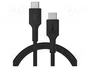 Green Cell KABGC100PF120PB Cable USB C a USB C 100W 1,2m Negro
