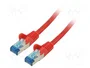 GOOBAY Patch cord Cat 6a S/FTP 15m Rojo