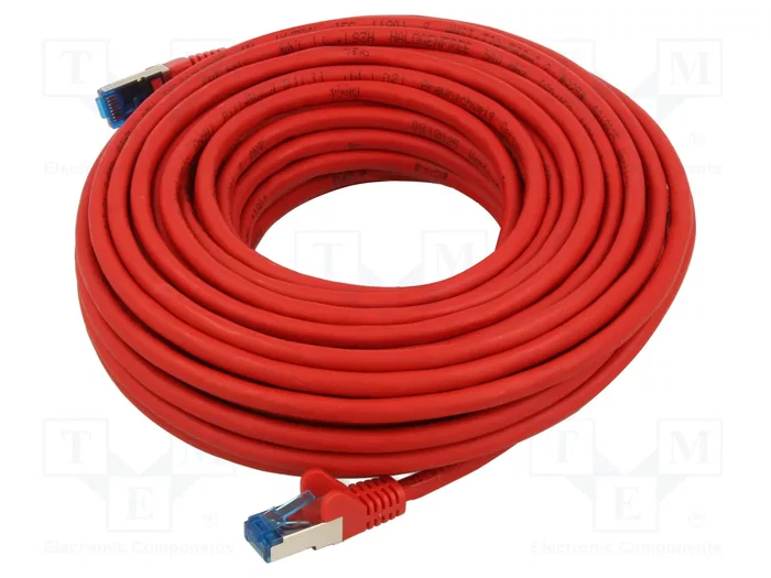 GOOBAY Patch cord Cat 6a S/FTP 15m Rojo
