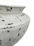 DKD Home Decor Ánfora de Hierro Decapé Blanco 80x80x67