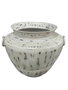 DKD Home Decor Ánfora de Hierro Decapé Blanco 80x80x67