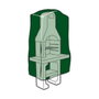 Altadex Funda de protección para barbacoas, 128 x 80 x 253 cm, Verde
