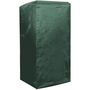 Altadex Funda Protectora para Barbacoas, 128 x 80 x 253 cm, Polietileno 100 g/m² Impermeable Verde