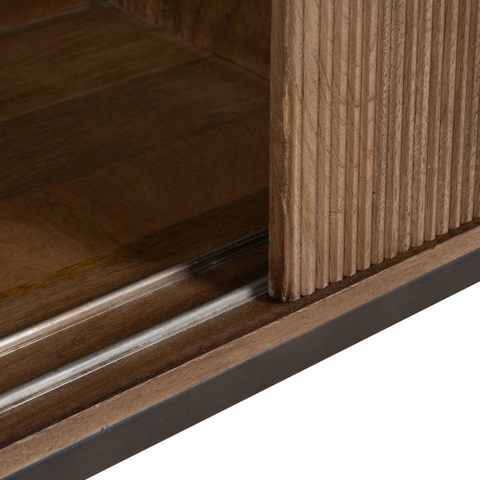 Aparador Natural Madera de Mango Salón 180 X 40 X 91 cm