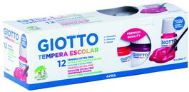 Tempera Giotto Escolar 25 Ml (Botella) Estuche De 12