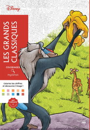 HACHETTE HEROES Coloriages mystères Disney - Les Grands classiques