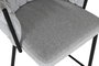 DKD Home Decor Taburete Moderno Gris Poliester Metal Trenzado 47 x 44 x 104 cm (2 Unidades)