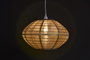 DKD Home Decor Lámpara de Techo de Bambú 42x42x26 Natural Marrón/Dorado