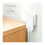 LogiLink Adaptador de Enchufe USB 1xUSB-A, 1xUSB-C, 65W, Blanco