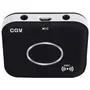 CGV 50903 MyBTplayer 1.0 Receptor Bluetooth con Kit Manos Libres y NFC, 2 Salidas Jack 3.5 mm, Negro
