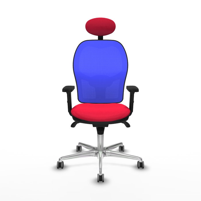 PIQUERAS Y CRESPO Silla de oficina Jorquera Rojo/Azul
