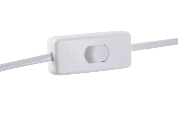 DKD Home Decor Lámpara de Sobremesa de Porcelana y Lino Blanco DKD Home Decor Lámpara de Sobremesa de Porcelana y Lino Blanco