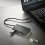 NGS WonderIHub4 Hub USB-C con 4 puertos USB 3.0 Negro