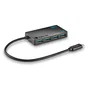 NGS WonderIHub4 Hub USB-C con 4 puertos USB 3.0 Negro