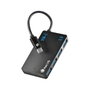 NGS WonderIHub4 Hub USB-C con 4 Puertos USB 3.0 Negro