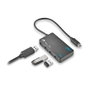 NGS WonderIHub4 Hub USB-C con 4 Puertos USB 3.0 Negro