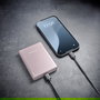 Intenso MW10000 Power Bank 10000 mAh con Carga Inalámbrica MagSafe 15W y USB-C PD 20W, Compatible con iPhone y Android, Color Rosa