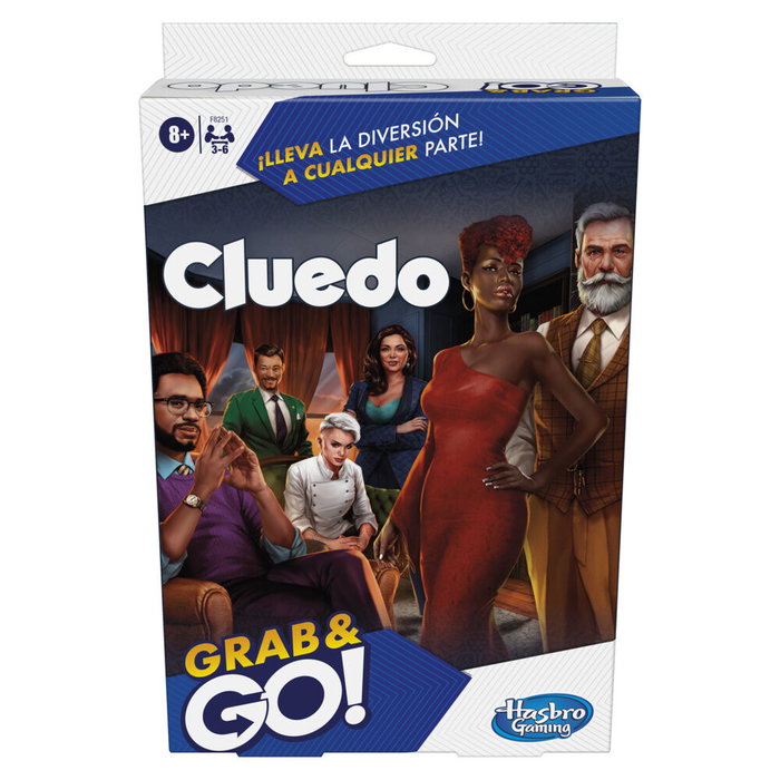 Hasbro Cluedo Grab and Go en español