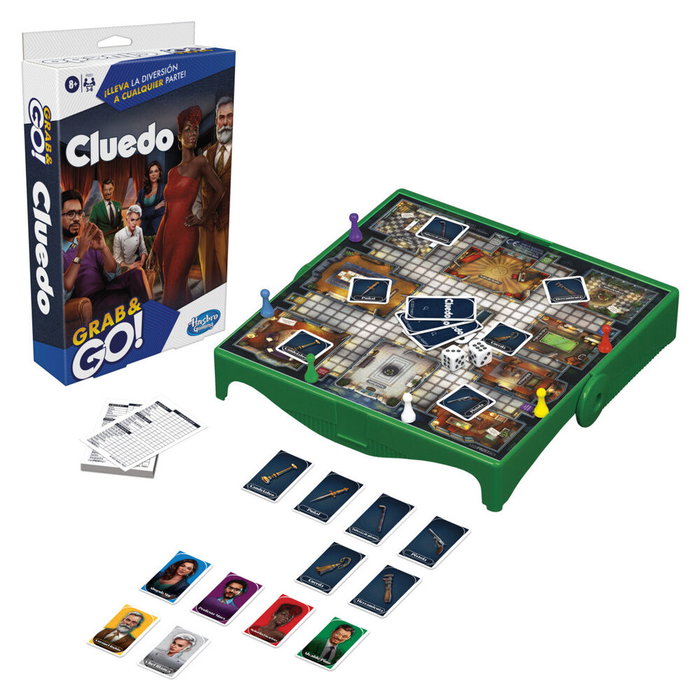 Hasbro Cluedo Grab and Go en español
