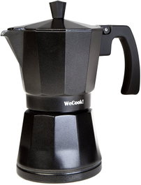 WECOOK Cafetera Luccia de Aluminio apta para Inducción 6 Tazas
