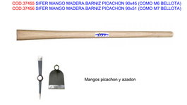 SIFER Mango de madera barnizada Picachon 900x45 (como M6 Bellota)</h1>