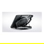 Cooler Master NotePal Ergostand III Base Refrigeradora Portátil 17", Ventilador 23cm 72CFM, USB 2.0 Hub 4 Puertos, Negro, Metal/Plástico