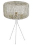 DKD Home Decor Indus lampara Lámpara Sobremesa Blanca 33 x 33 x 50 cm