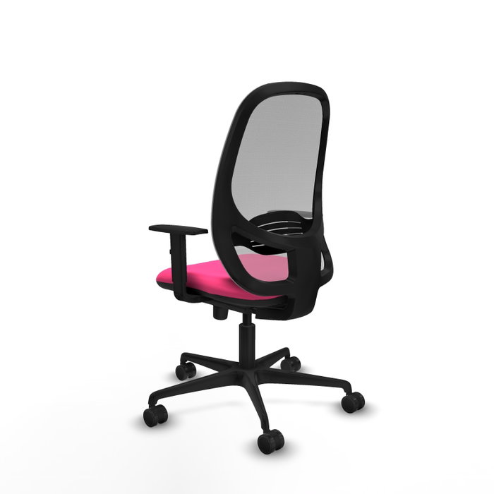 PIQUERAS Y CRESPO Silla de oficina Cilanco Rosa y Gris PIQUERAS Y CRESPO Silla de oficina Cilanco Rosa y Gris