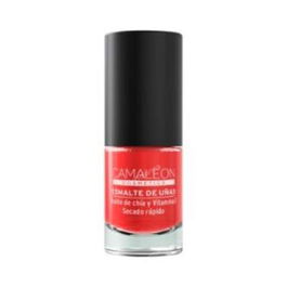 CAMALEON COSMETICS Esmalte De Uñas Coral 6ml Vegano Cruelty Free Secado Rápido Larga Duración Brillo Alta Cobertura
