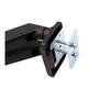 ROLINE Soporte Monitor Doble Brazo 17.03.1117, Gasfeder, Abrazadera Mesa, Para 2 Pantallas hasta 35" y 15kg cada una, VESA 75x75/100x100, Negro