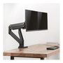 ROLINE Soporte Monitor Doble Brazo 17.03.1117, Gasfeder, Abrazadera Mesa, Para 2 Pantallas hasta 35" y 15kg cada una, VESA 75x75/100x100, Negro