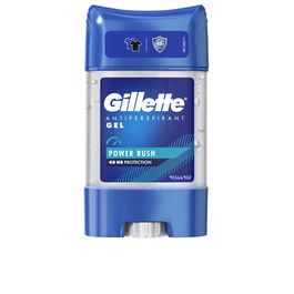 Gillette Power Rush Deo Clear Gel Desodorante Antitranspirante 70 ml para Hombres Activos, 48h de Protección, Fragancia Fresca