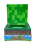 Kids Euroswan Lámpara Minecraft 3D con Despertador y Fecha para Niños