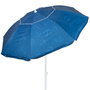 Aktive Sombrilla de playa antiviento 220 cm azul con estampado de anclas