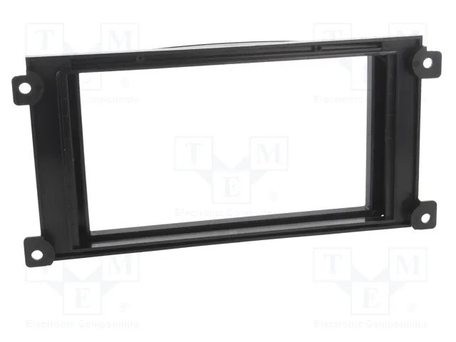 PER.PIC. Bastidor de montaje de radio para Ford 2 DIN gris oscuro
