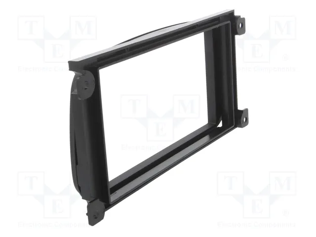 PER.PIC. Bastidor de montaje de radio para Ford 2 DIN gris oscuro
