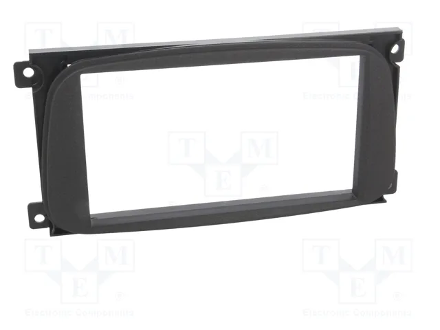 PER.PIC. Bastidor de montaje de radio para Ford 2 DIN gris oscuro