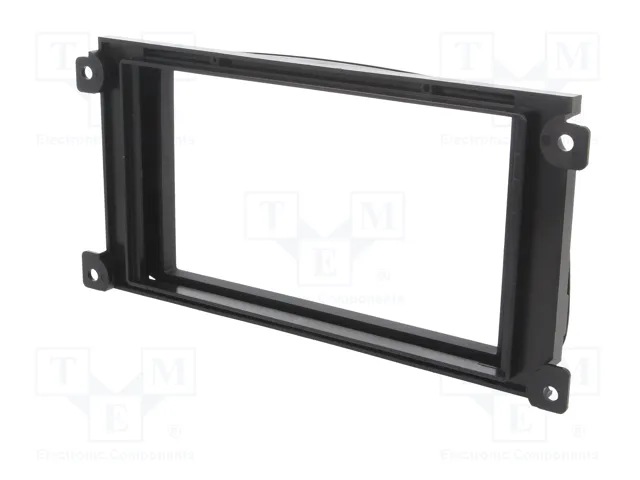 PER.PIC. Bastidor de montaje de radio para Ford 2 DIN gris oscuro