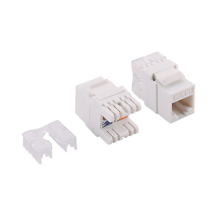 Logilink Conector Hembra RJ45 UTP Cat.6 Keystone Punch-Down 180° Blanco Logilink Conector Hembra RJ45 UTP Cat.6 Keystone Punch-Down 180° Blanco