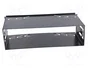 4CARMEDIA Semi-bastidor de montaje de radio 1 DIN para JVC y Kenwood, negro